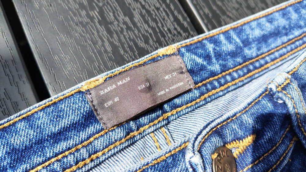 Blugi Zara Man denim skinny marime 40