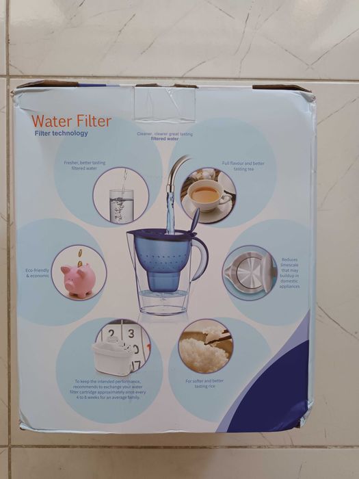 Кана с филтър 3бр, филтрираща кана 3,5л Brita Maxtra + 3бр филтри за вода
