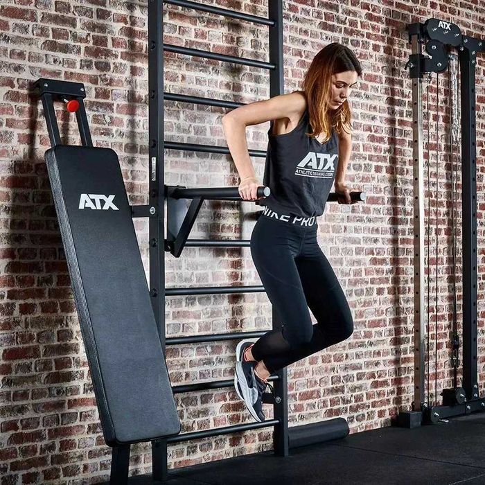 Шведска Стена с Пейка ATX Wall Bar Gym, Фитнес Уреди и Стойки