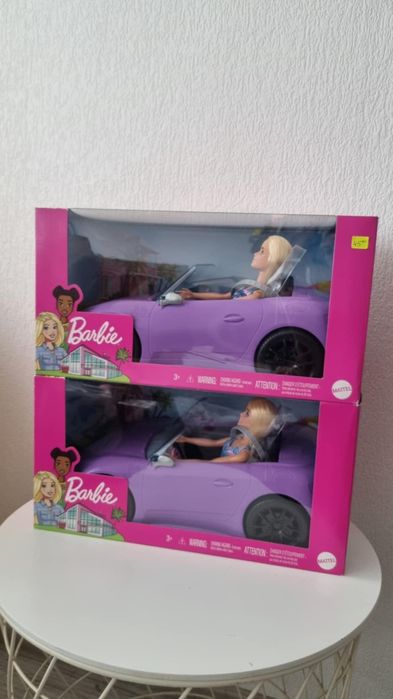 Кукла Barbie - Комплект кукла с кола кабрио