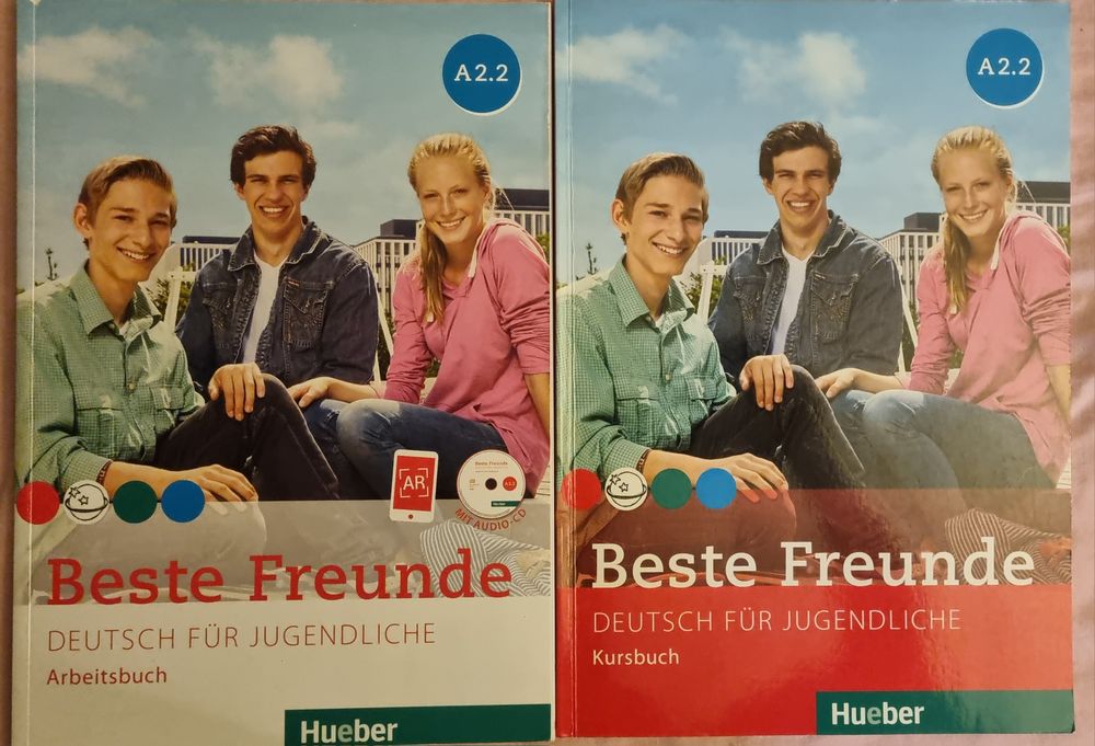 Beste Freunde,A2.2 Hueber учебник и учебна тетрадка,нови