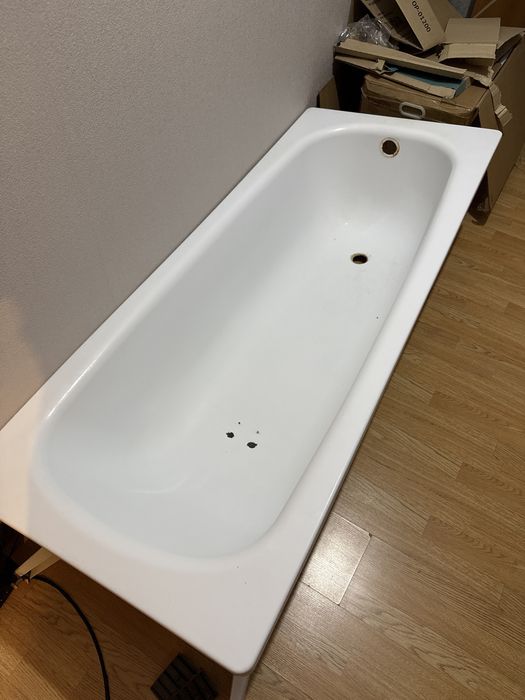 Железная ванна б/у