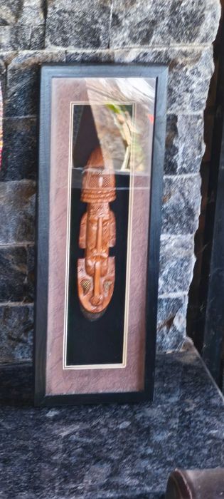 Декорация маска туземец жираф гущер