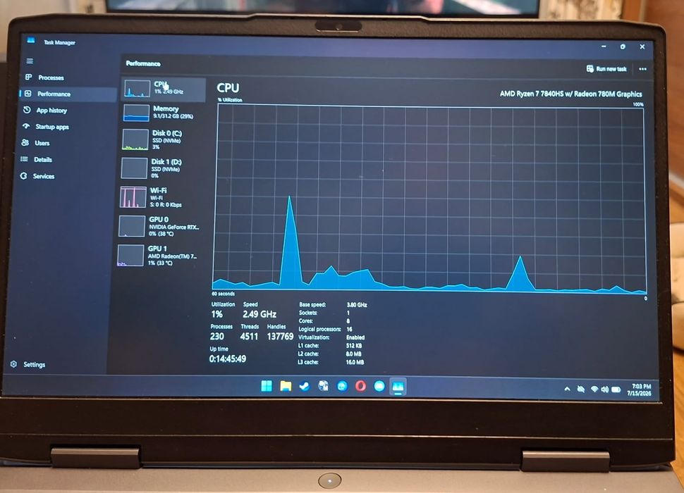 Laptop gaming lenovo