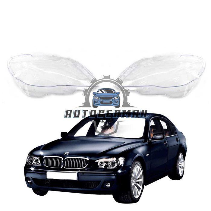 Капаци фарове BMW 7 Series E66 E65 (05-08) стъкло фар крушки БМВ 7 Серия Е66 Е65 xenon