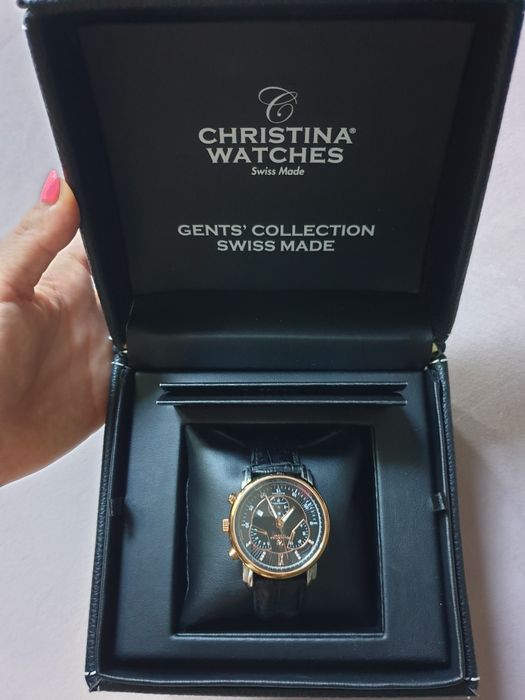 Alexander21 (リムW.chr.shcmid) Ceas bărbătesc Christina london cu diamante Arad • OLX.ro