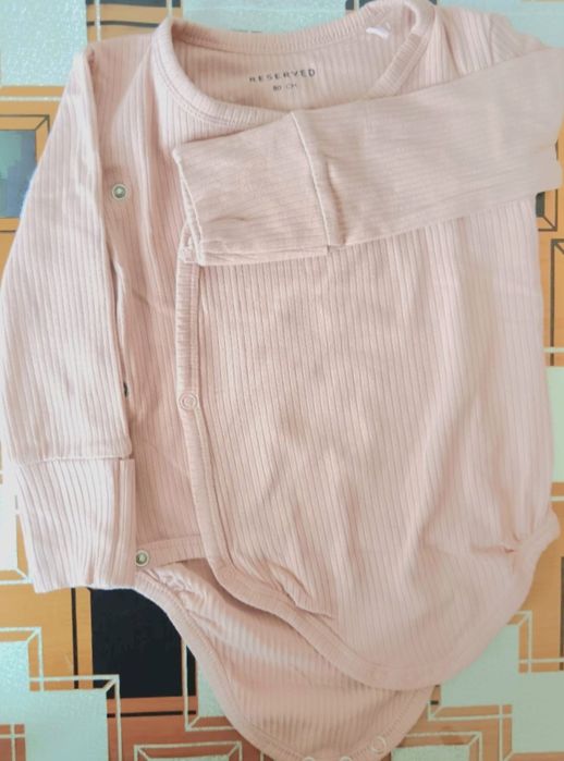 5 body, mărimea 80 albe, și roz