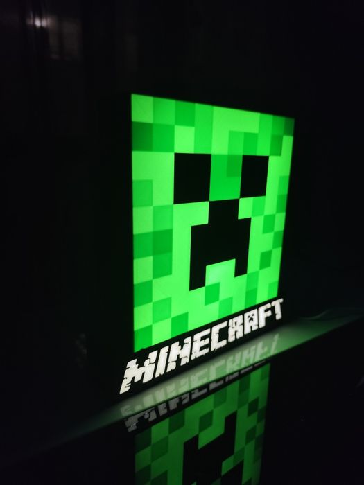 3d лампа Minecraft