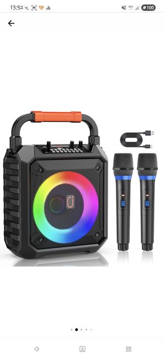 Преносим високоговорител FanFun T17-T, 30W, Bluetooth 5.0, черен, с 2