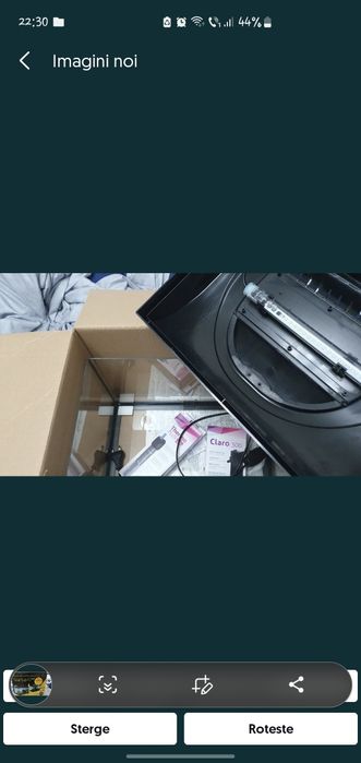 Set Acvariu pești 30l + toate accesorii + animale acvatice