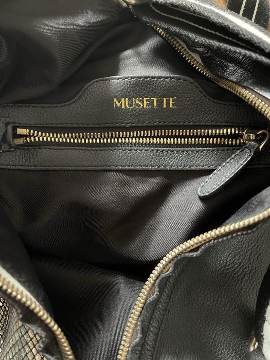 Rucsac Musette piele naturala