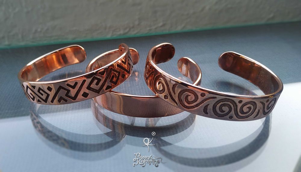 Авторские украшения из меди, ручной работы