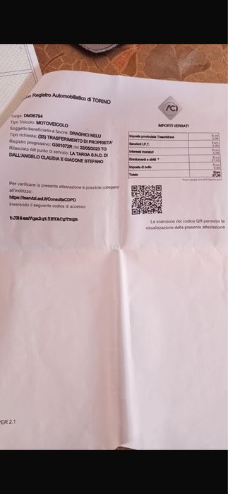 Vand scuter kymco up 250