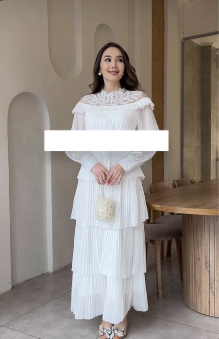 Продам белое платье