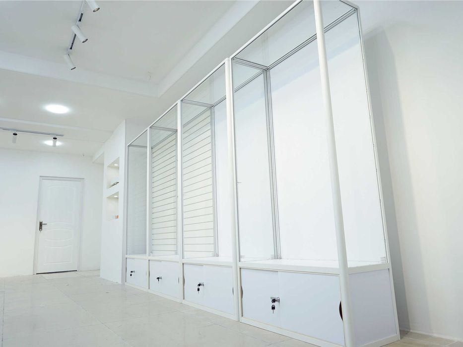 Oynaly vitrina, Акция, прилавки, savdo vitrinalar stellajlar