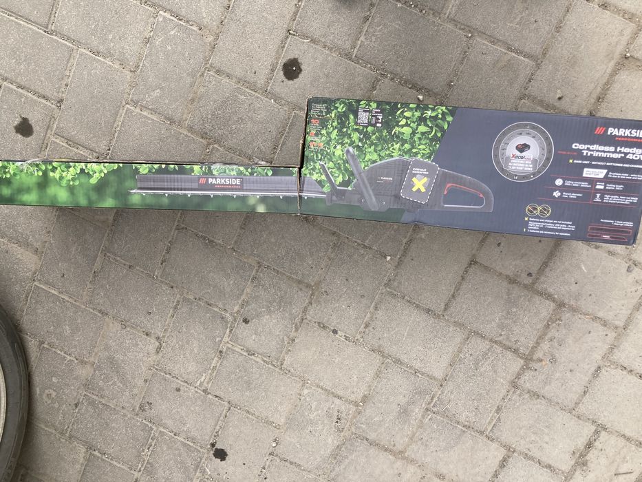 Foarfec-Trimmer Tuns Gard Viu Parkside  Performance Brusheless 20v doar Corp Nou