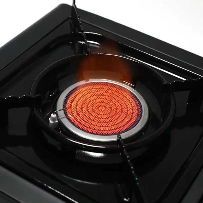 ГАЗОВАЯ ПЛИТА В ЧЕРНОМ ЦВЕТЕ-34 см Для пикника Доставка бесплатно