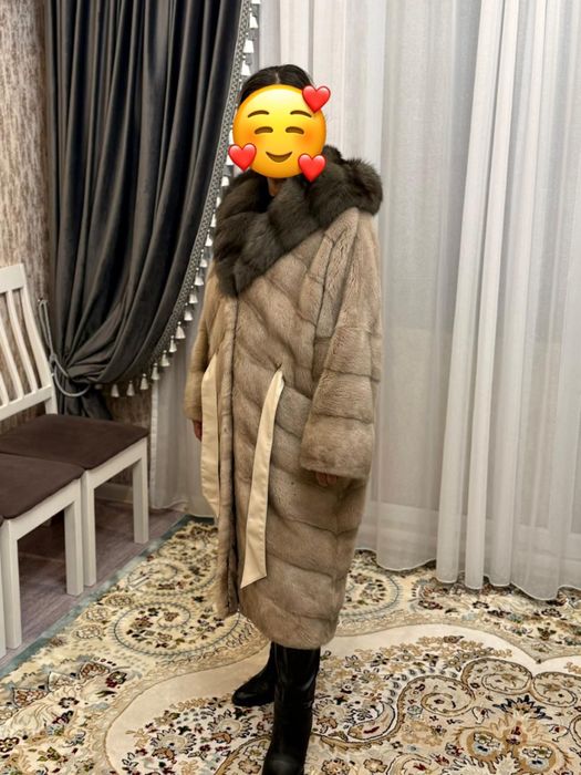 Шуба норка варотник-собыль