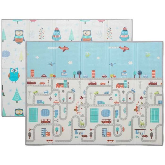 AIYAPLAY Бебешка постелка за игра, с животински мотиви, с дебелина 1,5