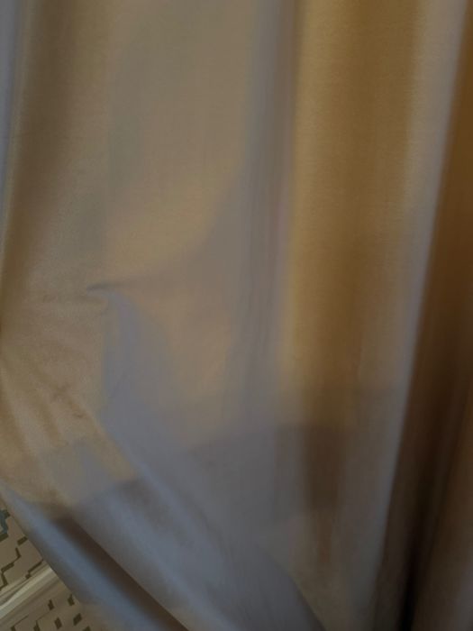 Draperii catifea bej miere 2 buc 300x 265 cm