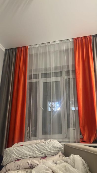 Шторы тройка с двух сторон