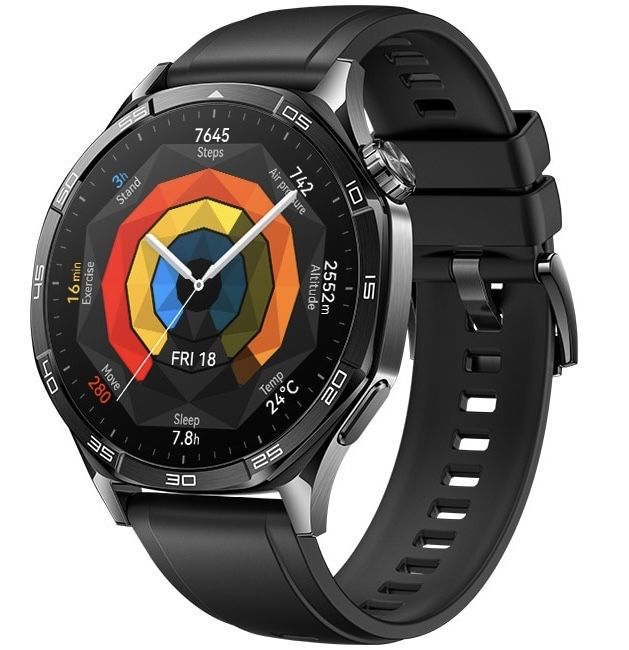 НОВ!!! Смарт часовник Huawei Watch GT 5, 46mm, Black Strap