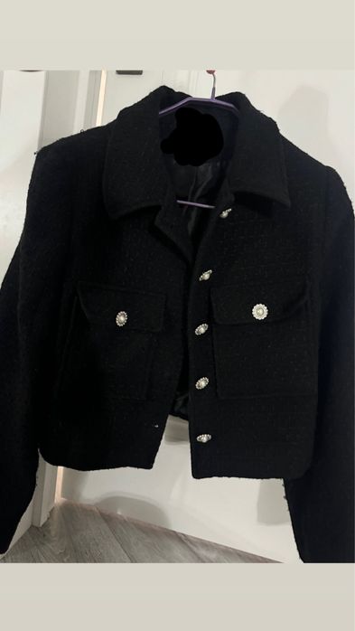 Твидовый пиджак женский