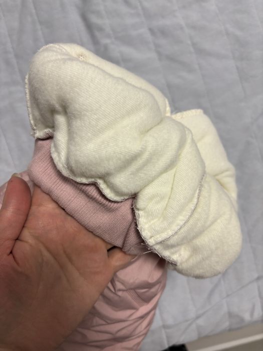 Теплые дутые штаны детские