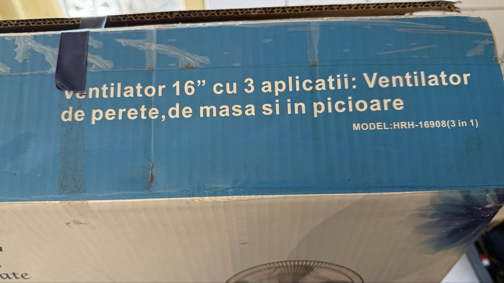 Vand ventilator pe picior cu telecomanda
