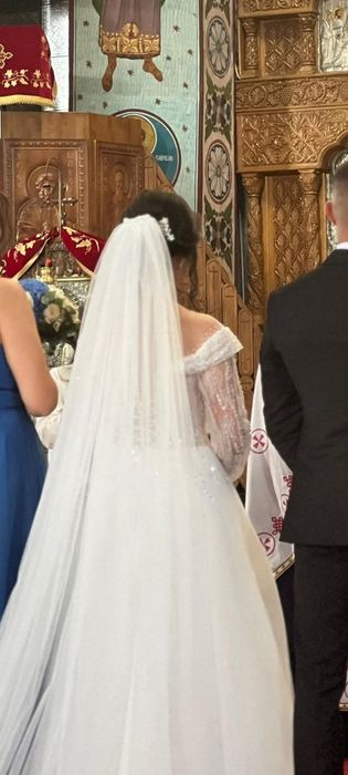 Rochie mireasa superba : mărime Xs-S