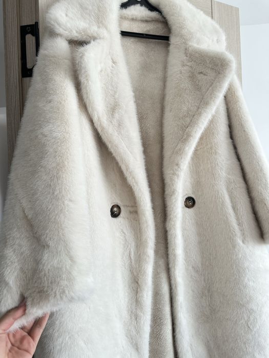 Молочная эко шуба