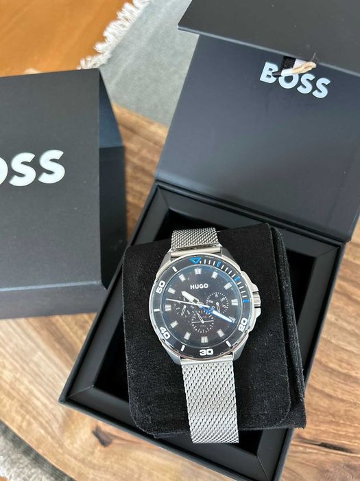 Часовник HUGO Fresh 1530287 Сребрист