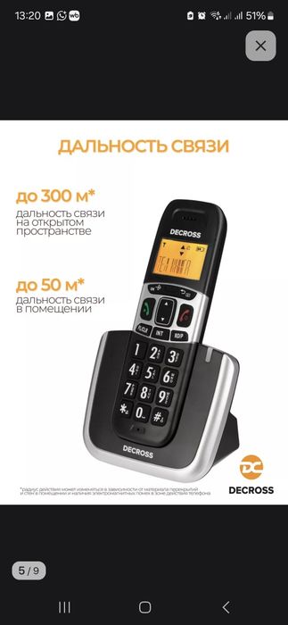Радиотелефон для дома