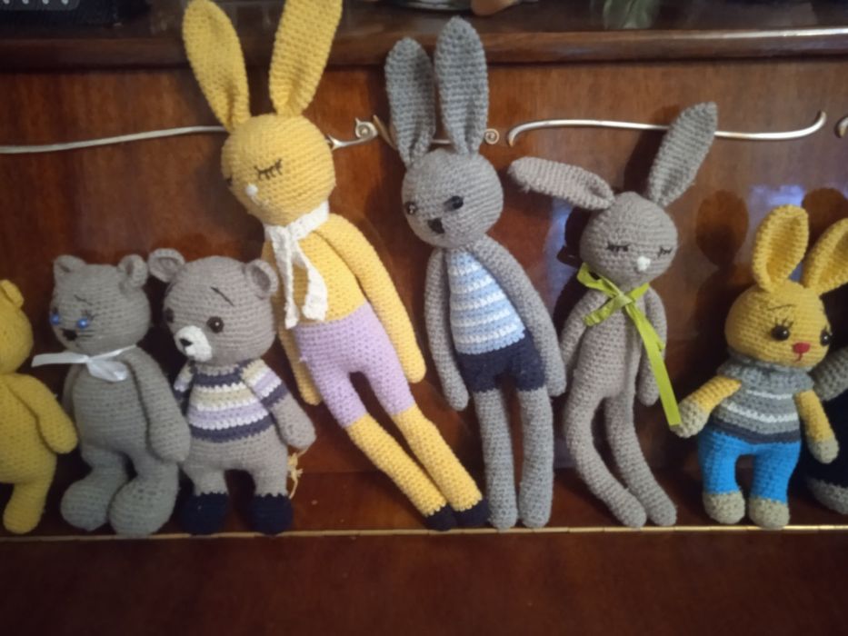 Вязаные игрушки ручной работы