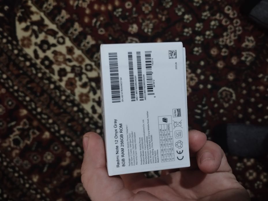 Xiaomi Redmi note 12 256/8+8
