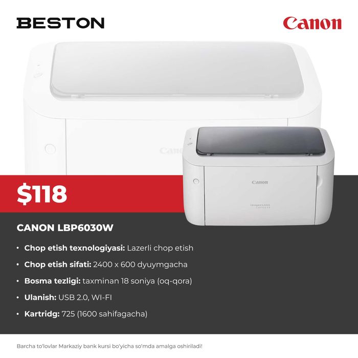 Printer Canon LBP6030W