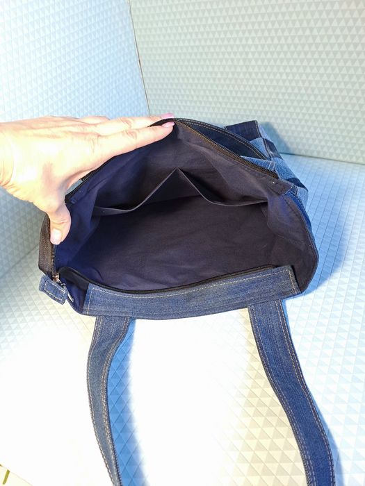 Сумка джинсовая, ручная работа.