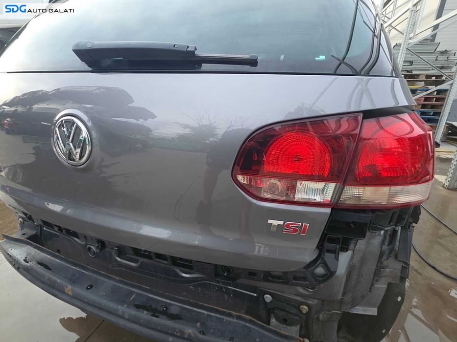 Haion Hayon Portbagaj Dezechipat cu Luneta Geam Sticla Volkswagen Golf 6 Hatchback Scurt 2008 - 2013 Culoare Gri LA7T United Grey Metallic [Q8032]