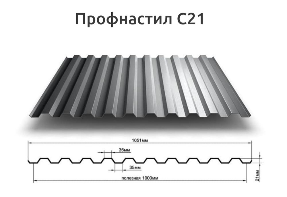 Профлист, металлочерипица, профтруба. Низкая цена.