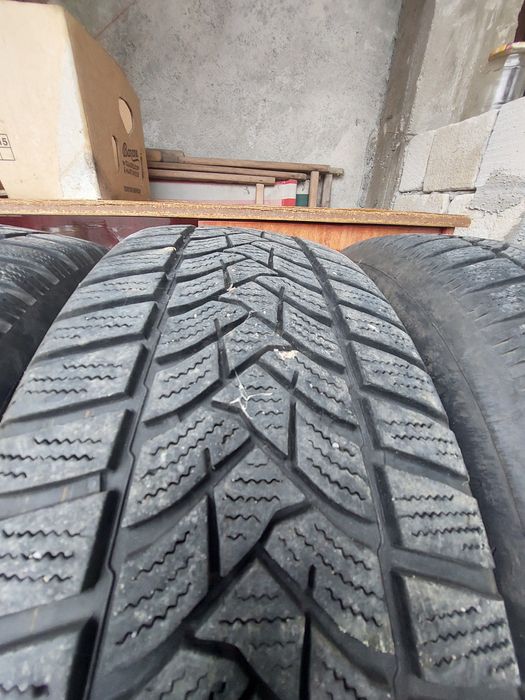 Jante aliaj 5×112  echipate cu cauciucuri iarnă