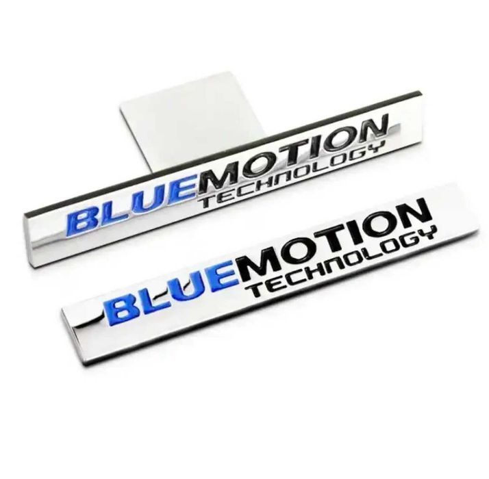 Embleme grila si spate BLUEMOTION Embleme auto Passat  Polo Tiguan Golf Sigla Stema Stiker Ornamente Volkswagen