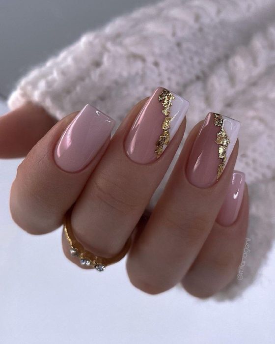 Маникюр шеллак наращивание