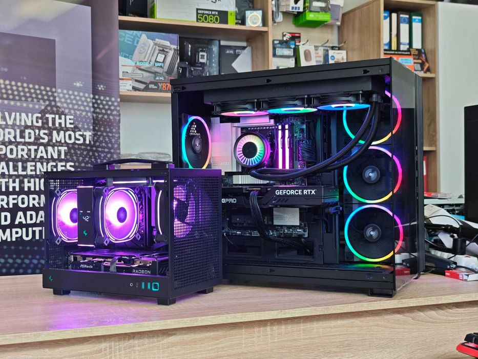 Компютър - /B650 Lightning Wi-fi/Ryzen 7 7700X/RX 9060 XT 16GB/32GB DDR5 6400M/T/1TB nVme gen 4.0/