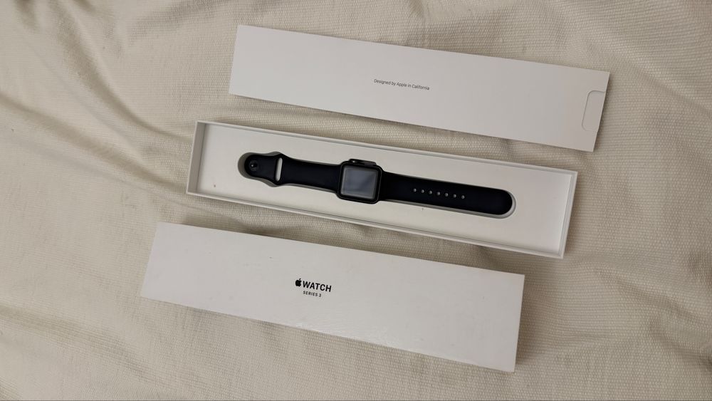 Часы apple watch 3 series black