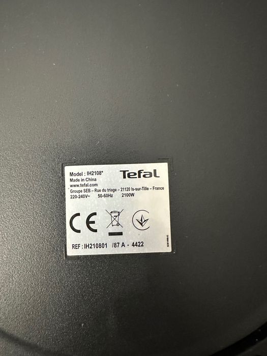 Plita cu inductie Tefal EveryDay Slim
IH210801, 6 funcții de gatit