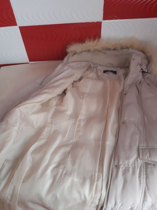 Geaca dama de iarnă bej nude