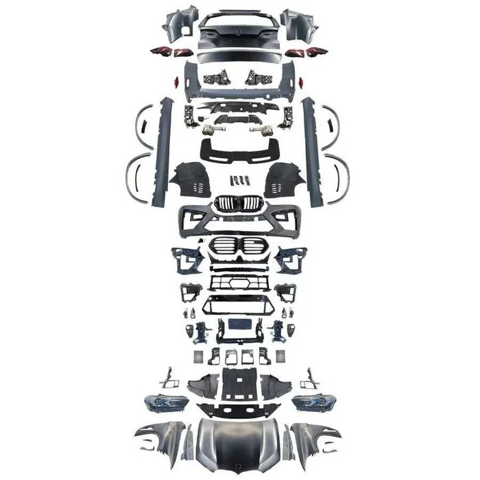 Боди кит BMW X5 E70 (2008–2013) – Конверсия към BMW X5M G05 F95 Facelift