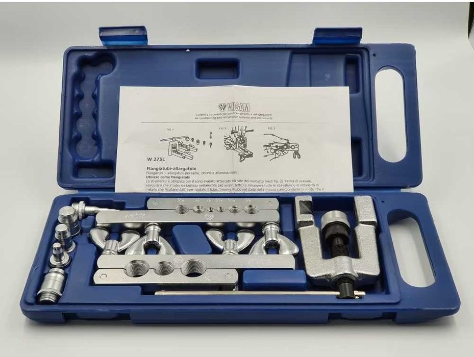 Trusa 9 piese pentru bercuit si largit tevi, diametre prese 1/8″  3/4″