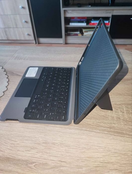 Калъф с безжична клавиатура ROOFEI QWERTZ за iPad 10.2 инча, iPad Air