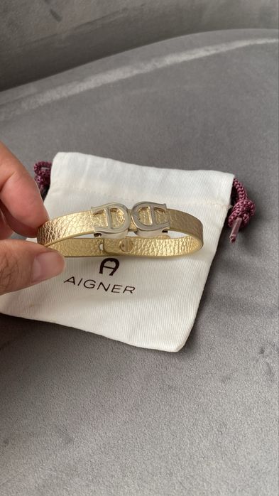 Браслет кожаный Aigner, оригинал
